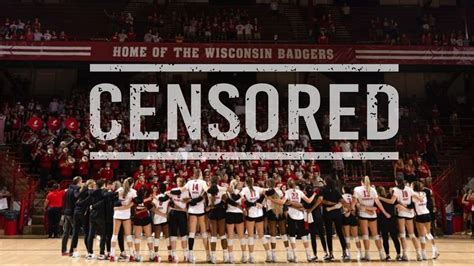 wisconsin badgers volleyball|wisconsin badger volleyball leaked photos.